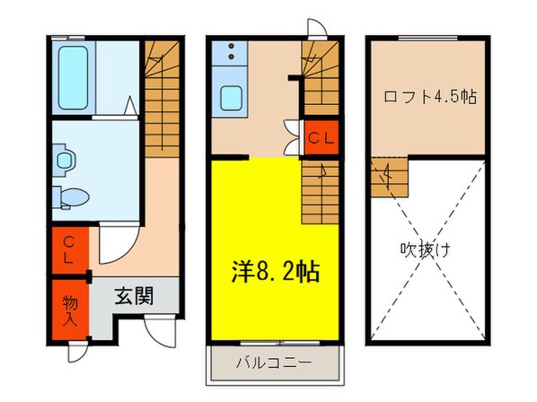 クラブメゾン川西中央の物件間取画像